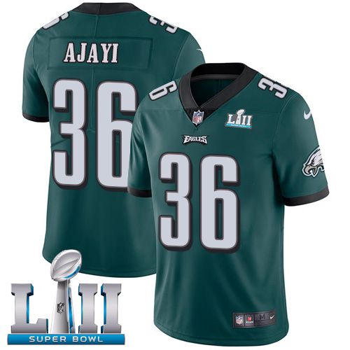 Men Philadelphia Eagles #36 Ajayi Green Limited 2018 Super Bowl NFL Jerseys